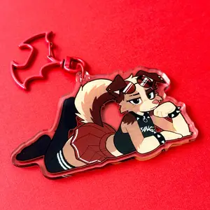 FANGZ Furry Acrylic Keychains