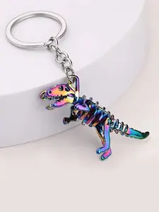 Cute Dinosaur Skull Design Keychain, 2024 Fashionable Creative New Novelty Keychain for Men & Women, Stylish Keychain, Trendy Accessories for Bag, Backpack & Car Key