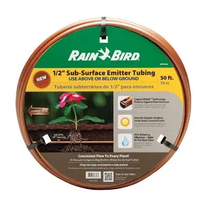 Rain Bird SSF70-50S Sub-Surface Drip Emitter Tubing, Metallic - 50 ft.