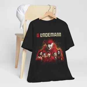 Lindemann Band Unisex Tee, Rammstein Fan Shirt, Neue Deutsche Harte T-Shirt, Lindemann Tour 2023 Merch, Peter Tagtgren Gift, F M Music