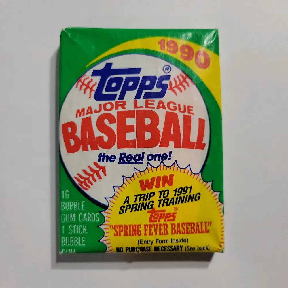 1990 Topps Baseball Sealed Wax Pack