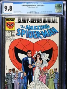 The Amazing SM Annual #21 CGC 9.8 Wedding Issue