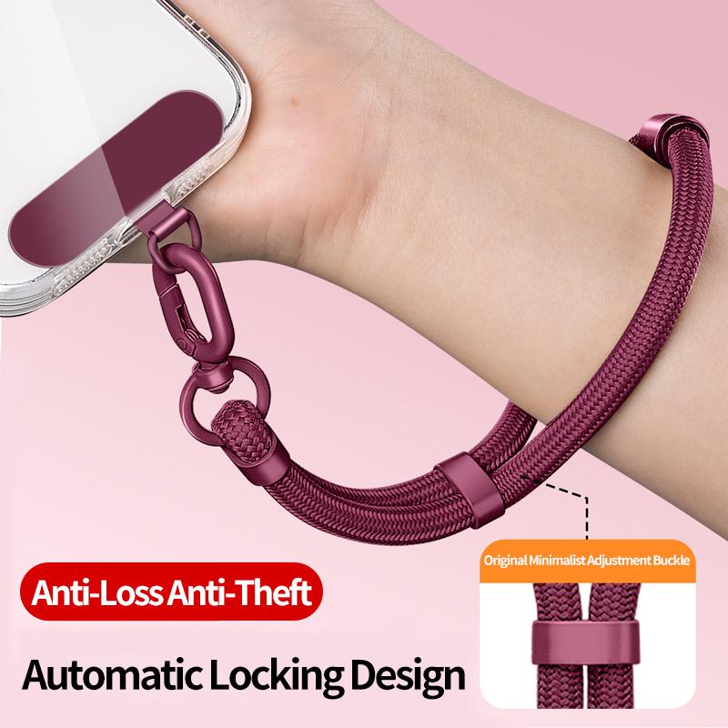 Adjustable 3-in-1 Phone Lanyard Strap Crossbody Neck Wrist Wear Anti-Theft Anti-Drop Universal Holder with Secure Clip for Men Women Durable Stylish featured  deals Nylon