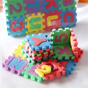 36pcs Mini Puzzle Mats Set, Creative Desktop Decor, Reusable Letter & Number Design, Office School Gift Idea, Fun Novelty Item