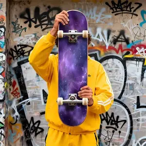 Star sticker is suitable for scooters and skateboards - removable bottom star sticker, multi-color optional (gray model)
