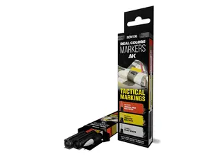 AK Interactive - Real Colors Marker Set - TACTICAL MARKINGS (3pcs) RCM106