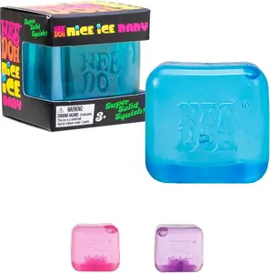 Ice Cube Water Drop Squeeze Toy in Blue,Pink,and Purple Rosie-Style Stress Relief Ball Ice Cube Squeeze Fun-Sensory Squeeze Toy