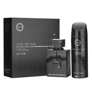 Armaf Club De Nuit Intense for Men 2 Piece Gift Set (3.6 Ounce, Eau de Toilette + 6.8 Ounce, Body Spray)
