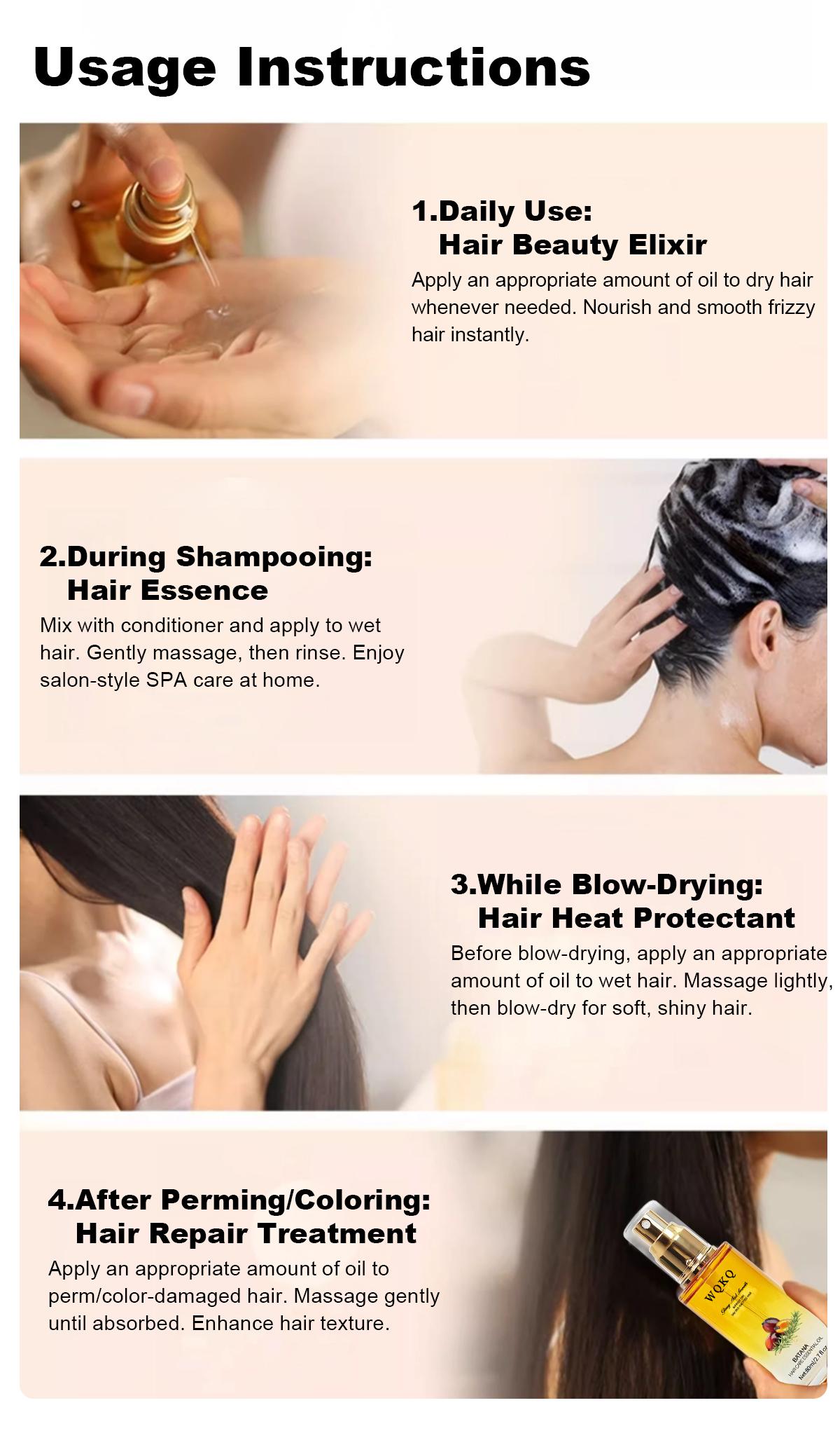 [mothersdaygift] Batana  Essential Oil for promoting Hair Growth，Organic Rosemary Batana Oil Nourish Scalp,for all hair types,Anti Hair Loss Repair Damaged Hair, Haircare Moisturizing.