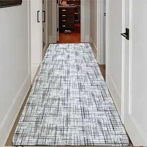 Modern Memory Foam Hallway Rug, Non-Slip Absorbent Long Strip Mat, Ideal for Corridor Kitchen Passage
