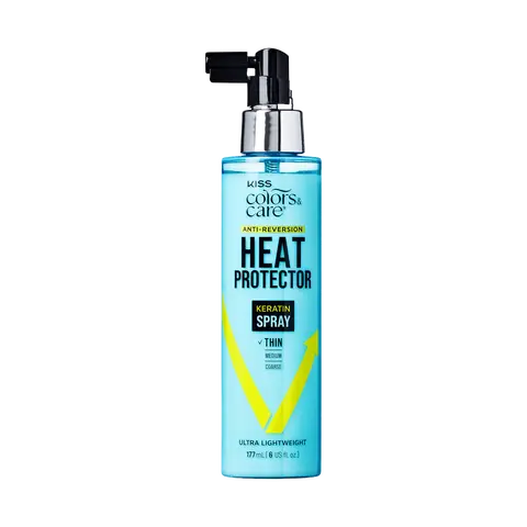 Kiss Colors & Care Anti-Reversion Heat Protector Keratin Spray