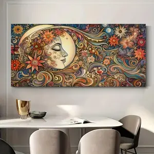 Moon Woman Pattern DIY Diamond Arts Colorful Painting Kit without Frame, DIY 5D Diamond Arts Colorful Painting Kit, Wall Art Decor for Home Living Room Bedroom, Diamond Painting Kits Handicraft