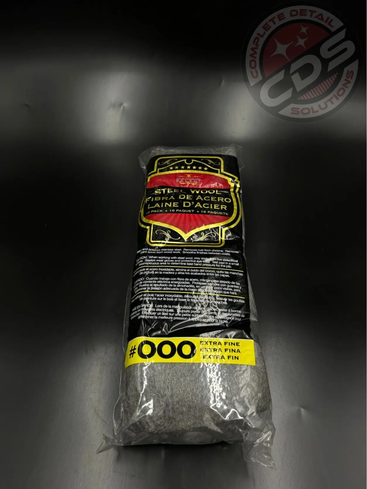 Package of 12 Pads of Steel Wool Sponges