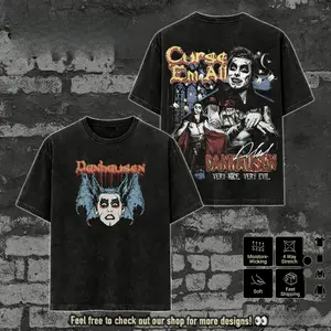 WWE DANHAUSEN Washed T-Shirt |   Vintage Graphic Design |   Iconic Wrestling Print |   Classic Fan Apparel Cotton Fabric book merch