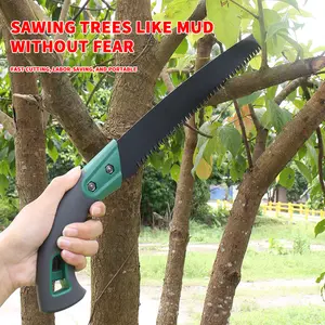 13.78 Inch (Approximately 35 Cm) Pruning Hand Saw, Professional Pruning Saw, Tension Saw With Straight SK5 Steel Blade, Trapezoidal Teeth And Scabbard, Used For Trimming, Woodworking, Sharp Hand Sawing