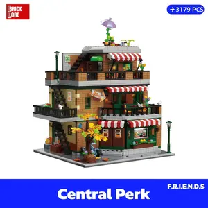 [BrickLORE](SHIP FREE)Friends Central Perk Modular Buildings With Gift Box 27*36*25cm 3179PCS Nice Gift