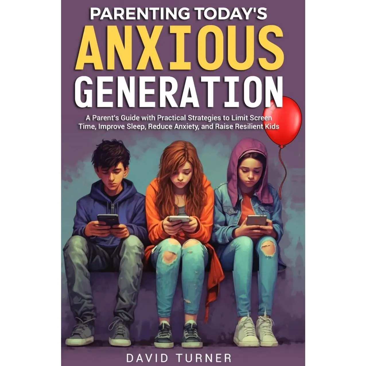 PARENTING TODAY’S ANXIOUS GENERATION: A Parent’s Guide with Practical Strategies to Limit Screen Time, Improve Sleep, Reduce Anxiety, and Raise Resilient Kids   Paperback – September 12, 2025