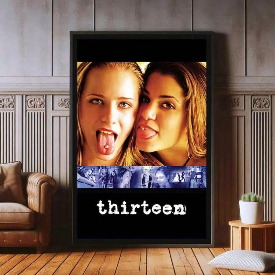 13 Film Poster Canvas Print, Vintage Kitchen & Living Room Wall Art, Aesthetic Home Decor Canvas Painting for Wall Decoration wall decor posters