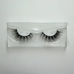 Wispy Cat Eye False Eyelashes 25mm Strip Lashes The Looker by Labo Glam