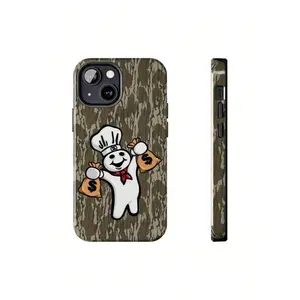 1pc Dough Boy Camo Tough  Case 11, 12, 13, 14, 15, 16 Pro, Plus, Mini, PromaxSuitable For IPhone 17 Air