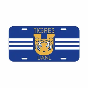 Tigres UANL Mexican Soccer License Plate – Futbol Mexico Auto Car Tag, Liga MX Fan Vehicle Plate 8