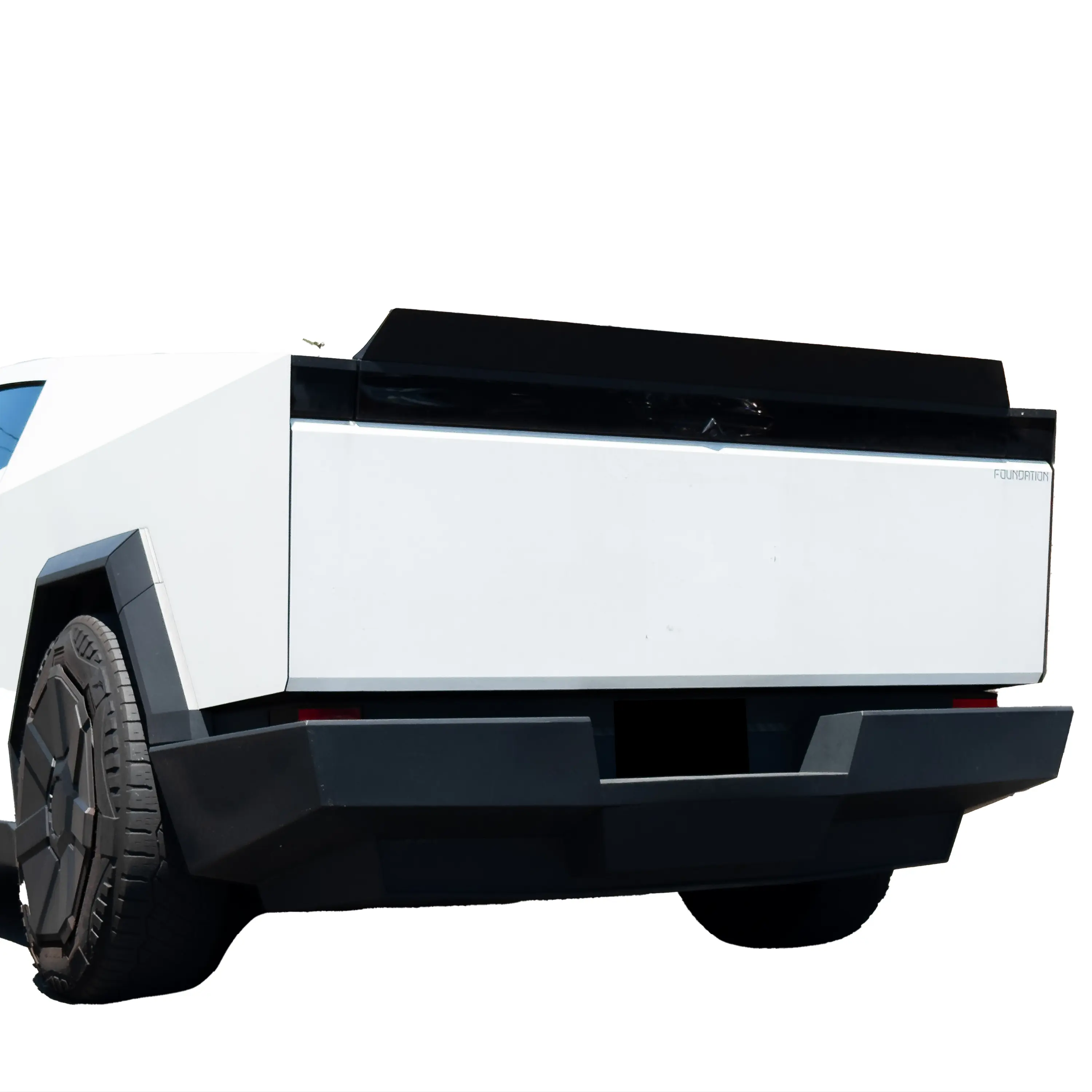 Polyurethane Aftermarket Tailgate Duckbill Spoiler, 495B RB Style, Flush Fit Pre-Taped Auto Body Replacement Part for Tesla Cybertruck