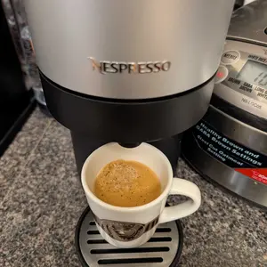 Nespresso Vertuo Pop+ Deluxe Coffee and Espresso Maker with Voucher for 50 Capsules