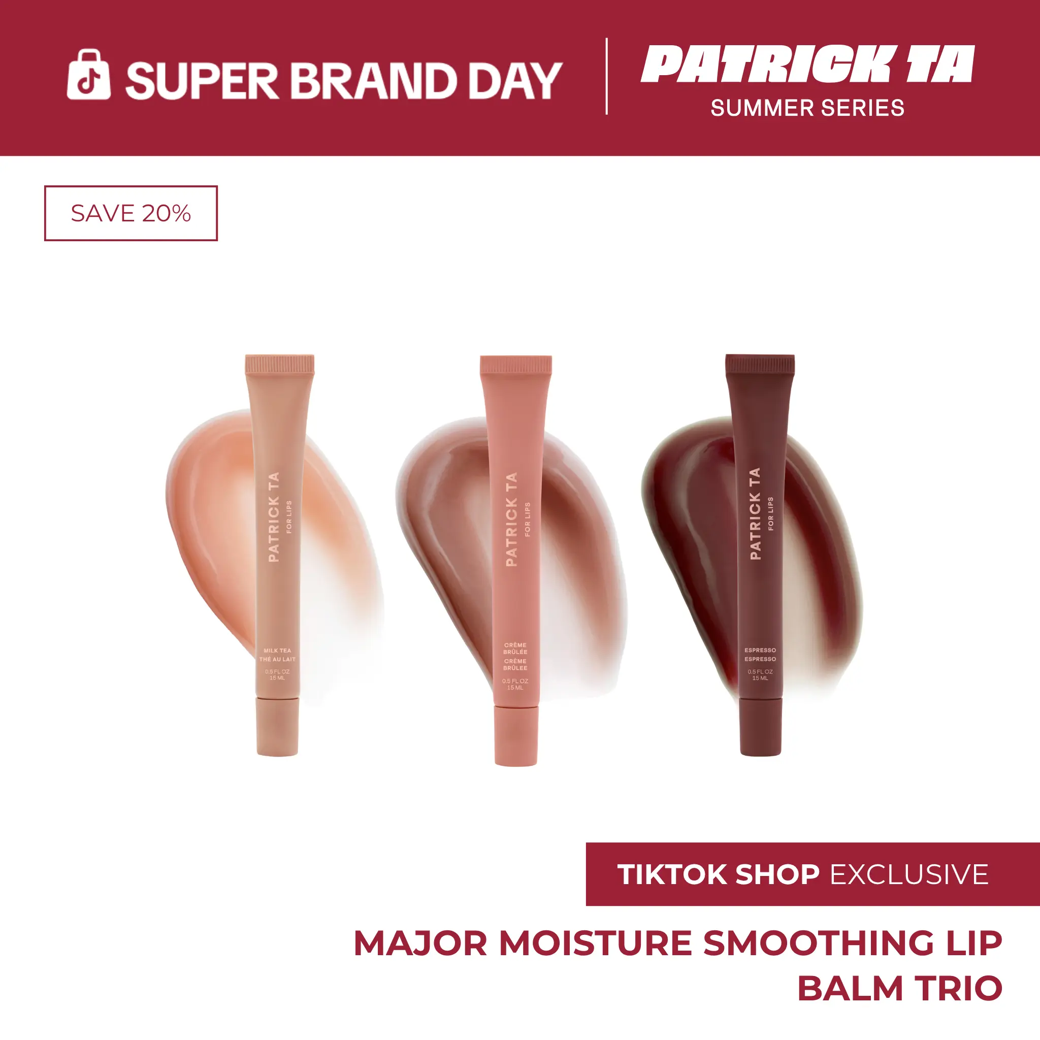 Major Moisture Smoothing Lip Balm Trio