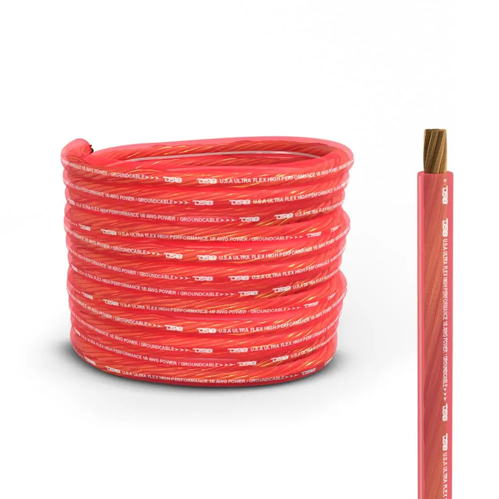 DS18 1/0-Gauge CCA Ultra Flex Power or Ground Cable, 50 ft Electrical Wire for Home Improvement Electrical Equipment & Supplies