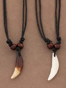 1pc Fashionable Wolf Tooth Teeth Pendant Necklace Adjustable Suitable for Women's Daily Wear