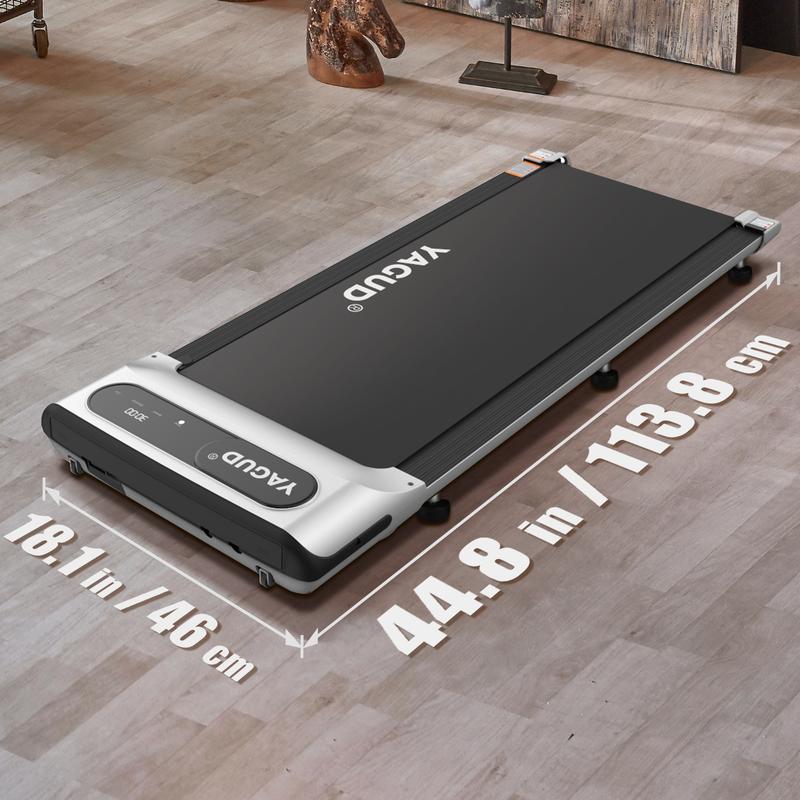 YAGUD Walking Pad with Remote Control, LED Display,  2 in 1 Under Desk Treadmill for Small Spaces,Portable for Home/Office