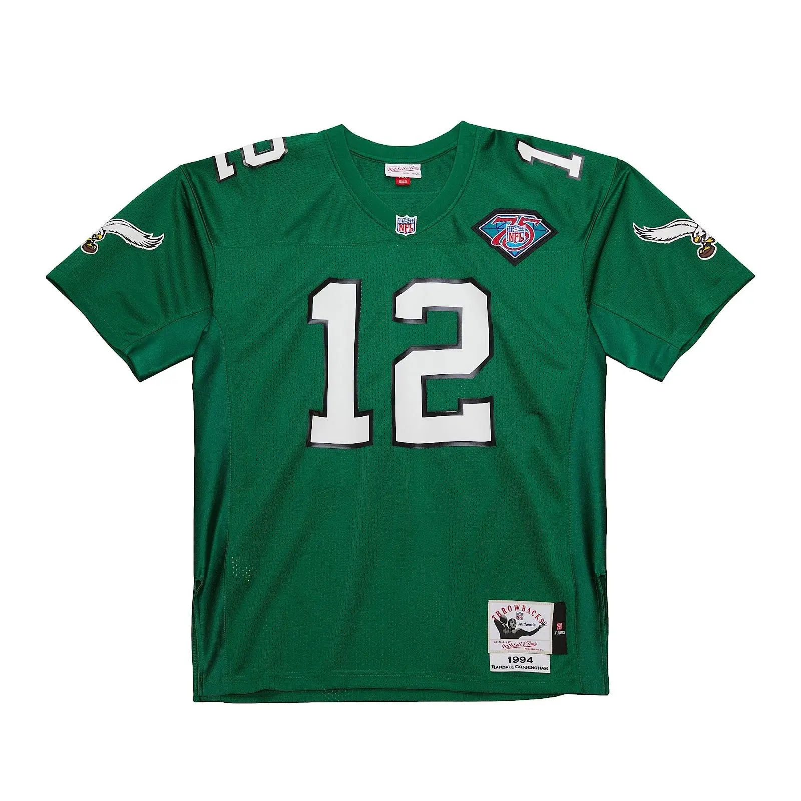 Randall Cunningham Philadelphia Eagles 1994 Kelly Green Authentic Jersey