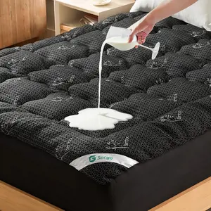 100% Waterproof Queen Mattress Topper, Breathable Mattress Pad, Rayon from Bambo Bed Protector, Deep Sheet Cover 8"-21"