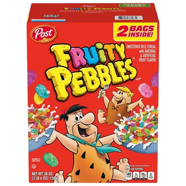 Fruity Pebbles Cereal, 38 oz. Fruity Pebbles Cereal, 38 oz.