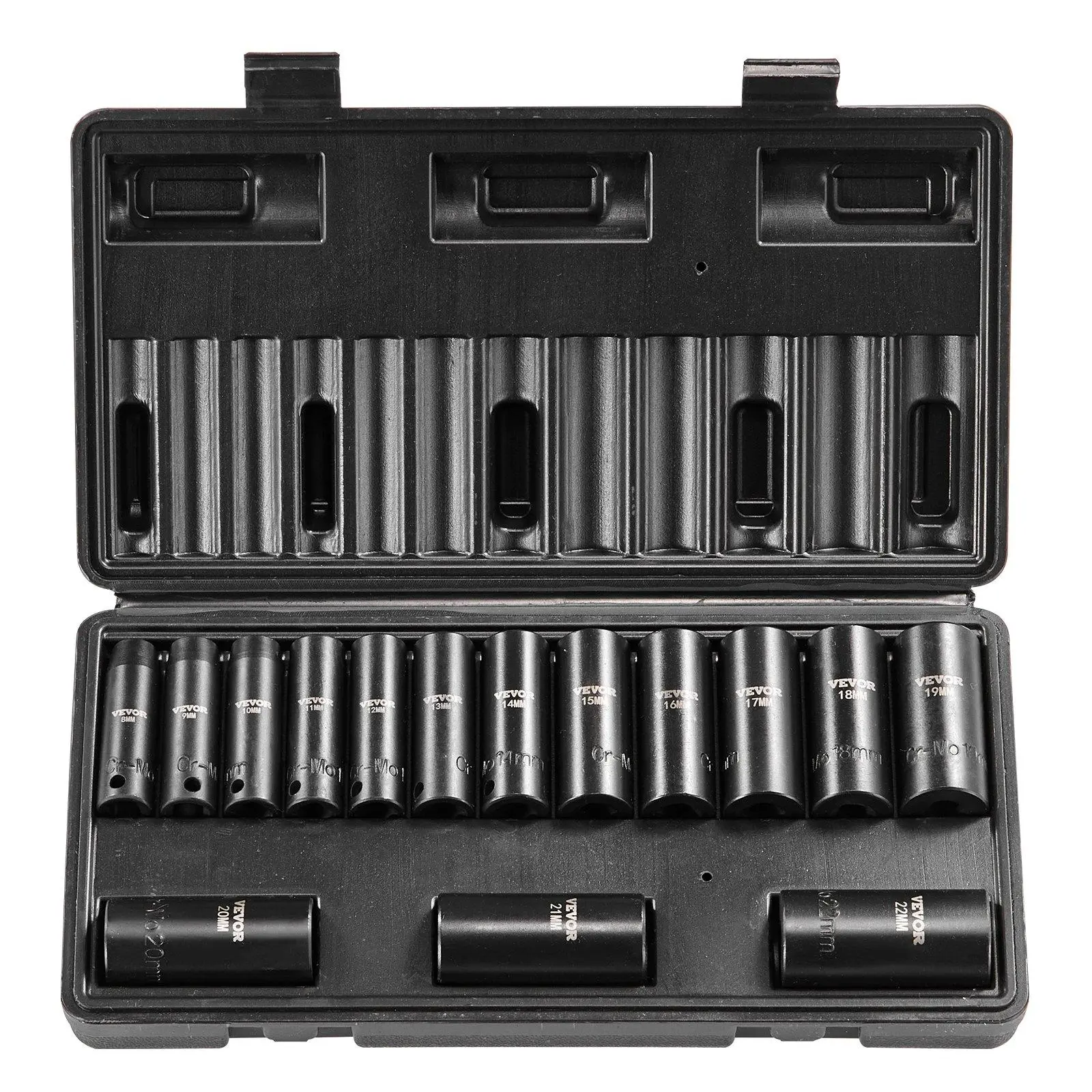 15PC CR-MO - 3/8" Metric (8-22 mm)