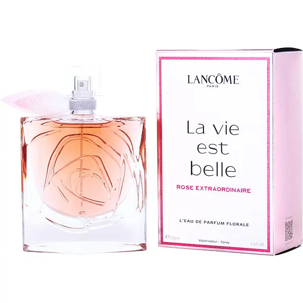 Lancome La Vie Est Belle Rose Extraordinaire for Women Eau de Parfum Spray, 3.4 Ounce