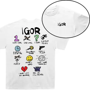 Igor Notebook 2side T-Shirt, Inspired Indie Rap Graphic Sweatshirt, Unisex Rapper Hoodie For Women And Men