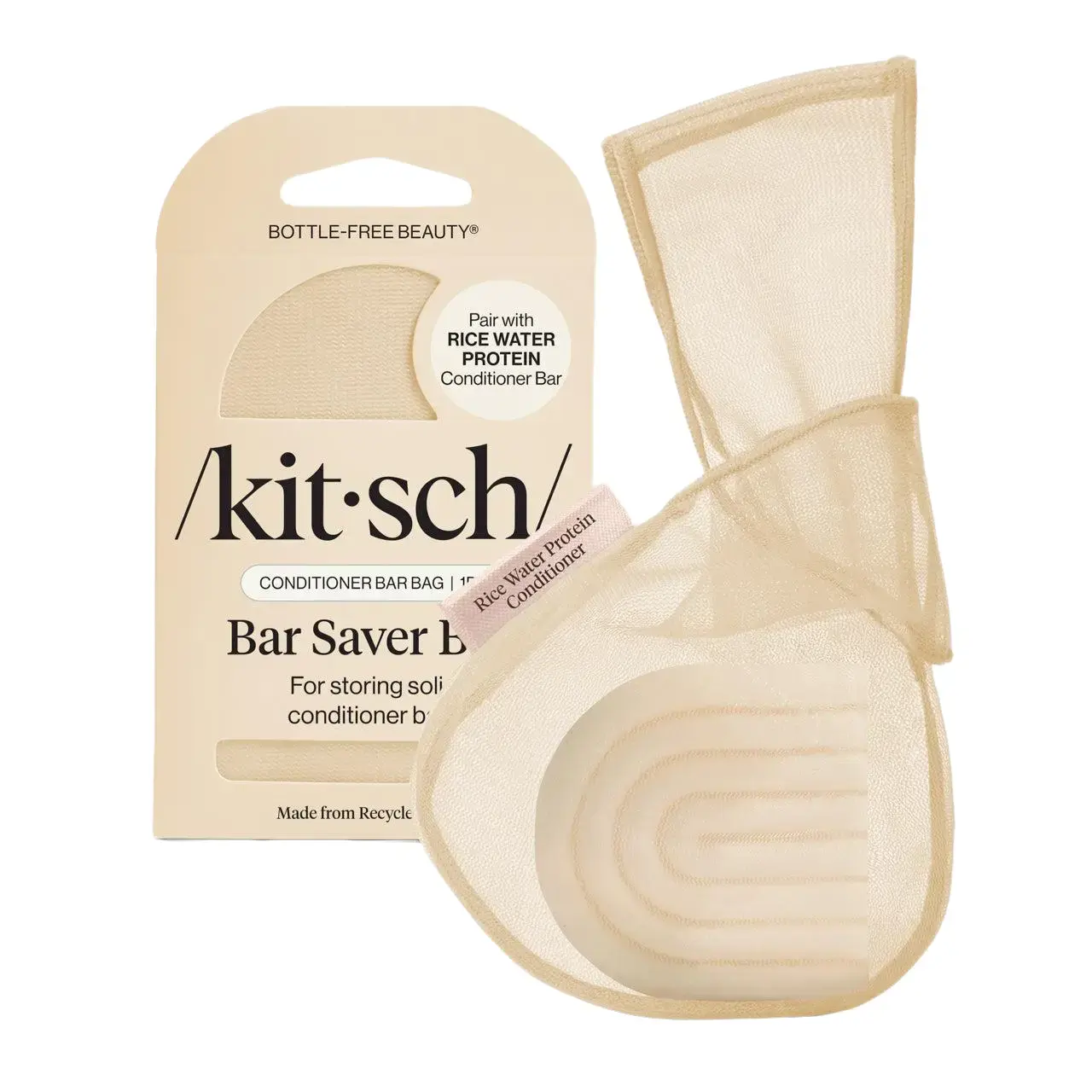 Kitsch Rice Water Protein Conditioner Bar Saver Bag Kitsch Rice Water Protein Conditioner Bar Saver Bag