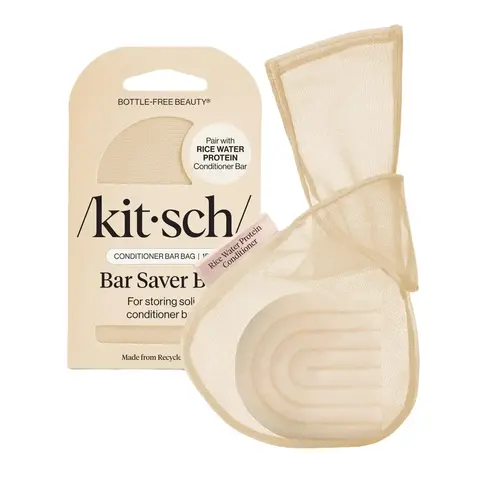 Kitsch Rice Water Protein Conditioner Bar Saver Bag