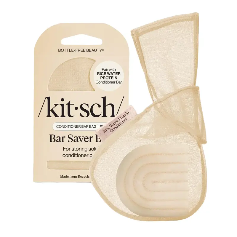 Kitsch Rice Water Protein Conditioner Bar Saver Bag