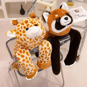 Long Arm Heavyweight Raccoon Plush Hanging Hug Pillow, Kids Gift, Soft Stuffed Animal Toy, Perfect for Cuddling and Decoration