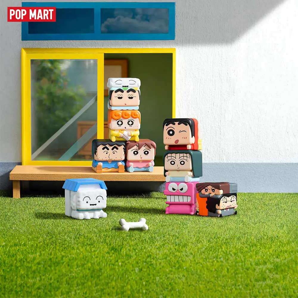 POP MART Crayon Shinchan POP CUBE-2 Series Figures Blind Box