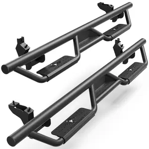 LONGSUN Running Boards Side Steps for Ford Bronco 2021 2022 2023 2024 2025 Removable Car Door Steps 4 Packs