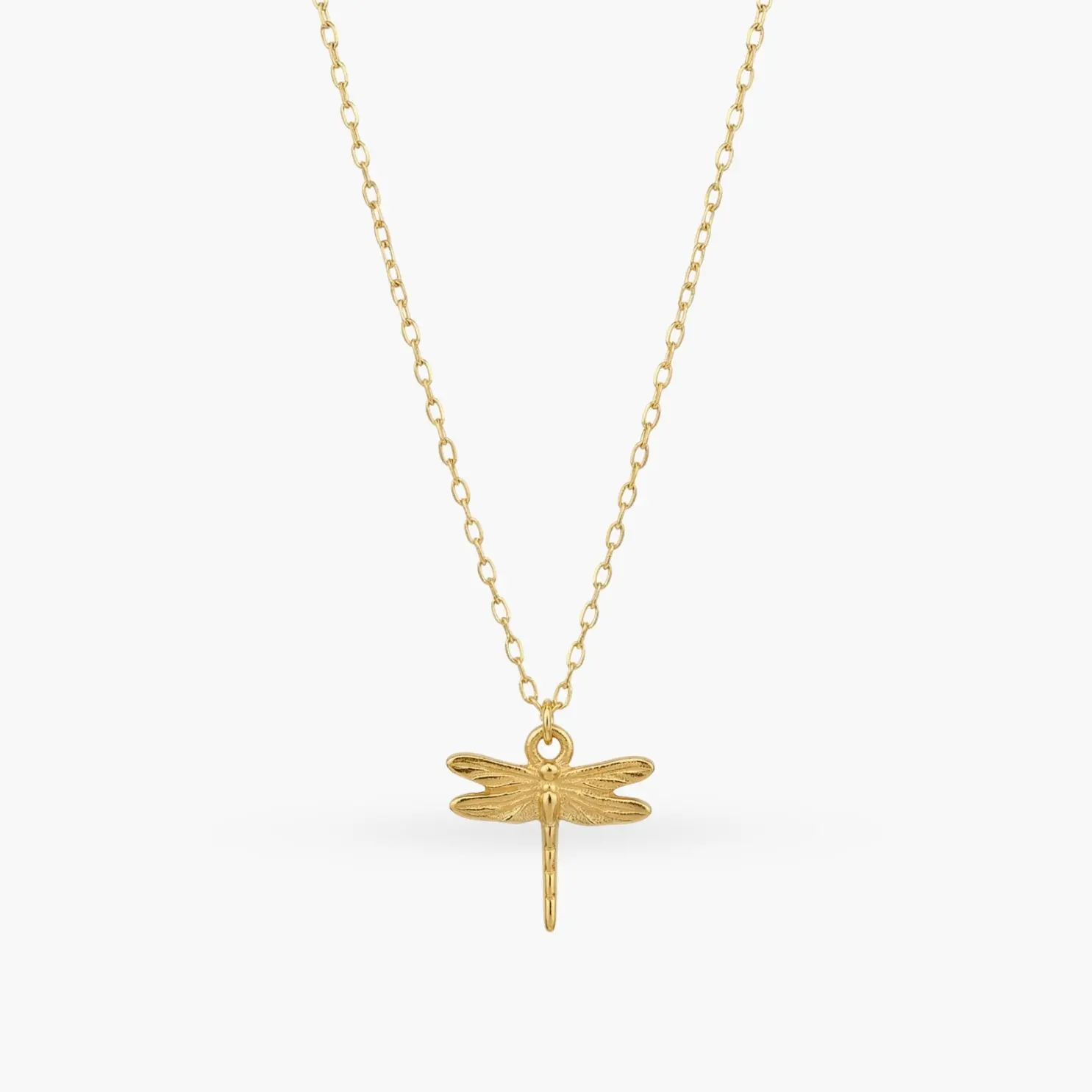 Hammered Dragonfly Necklace