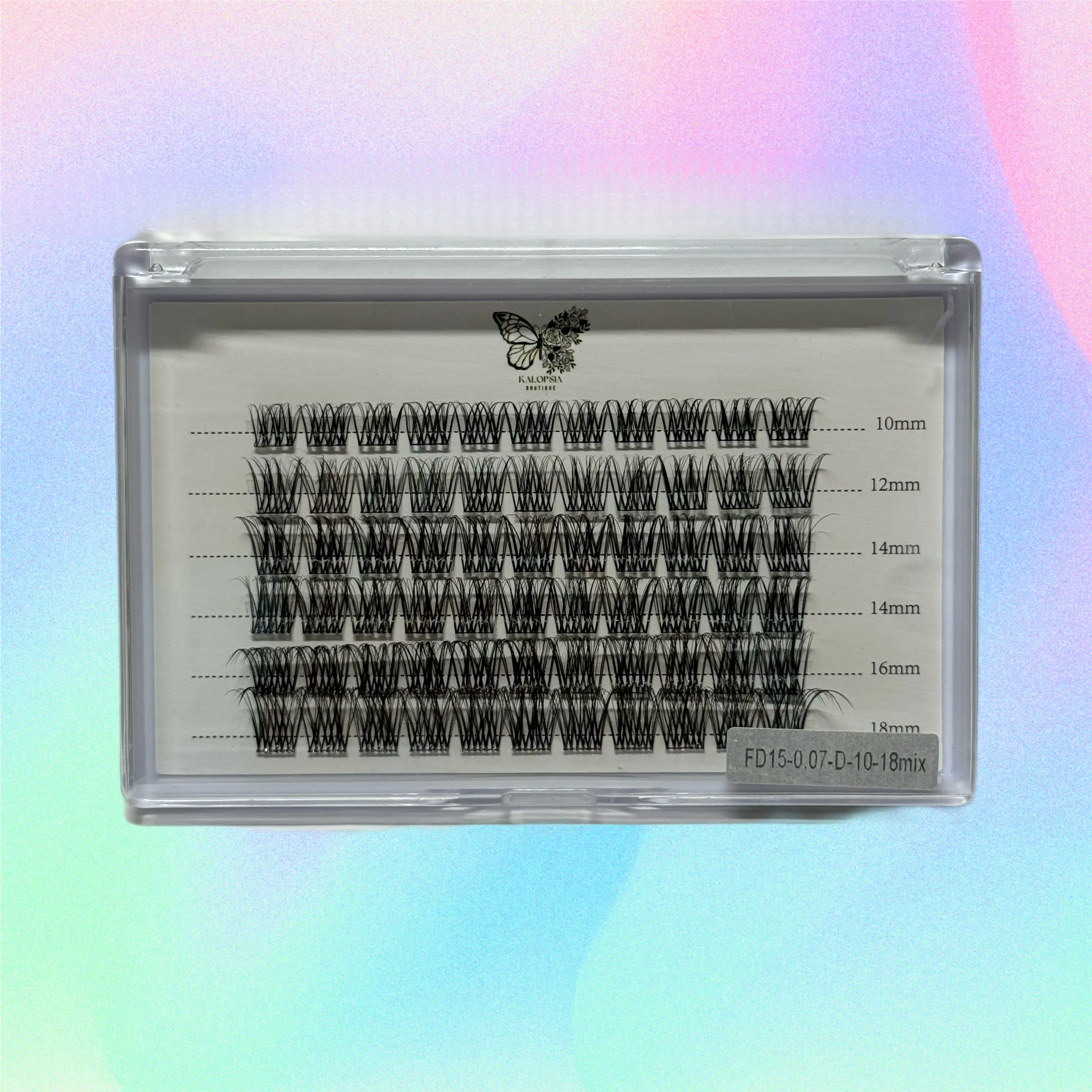 Chantel Lash Cluster 10-18MM D Curl