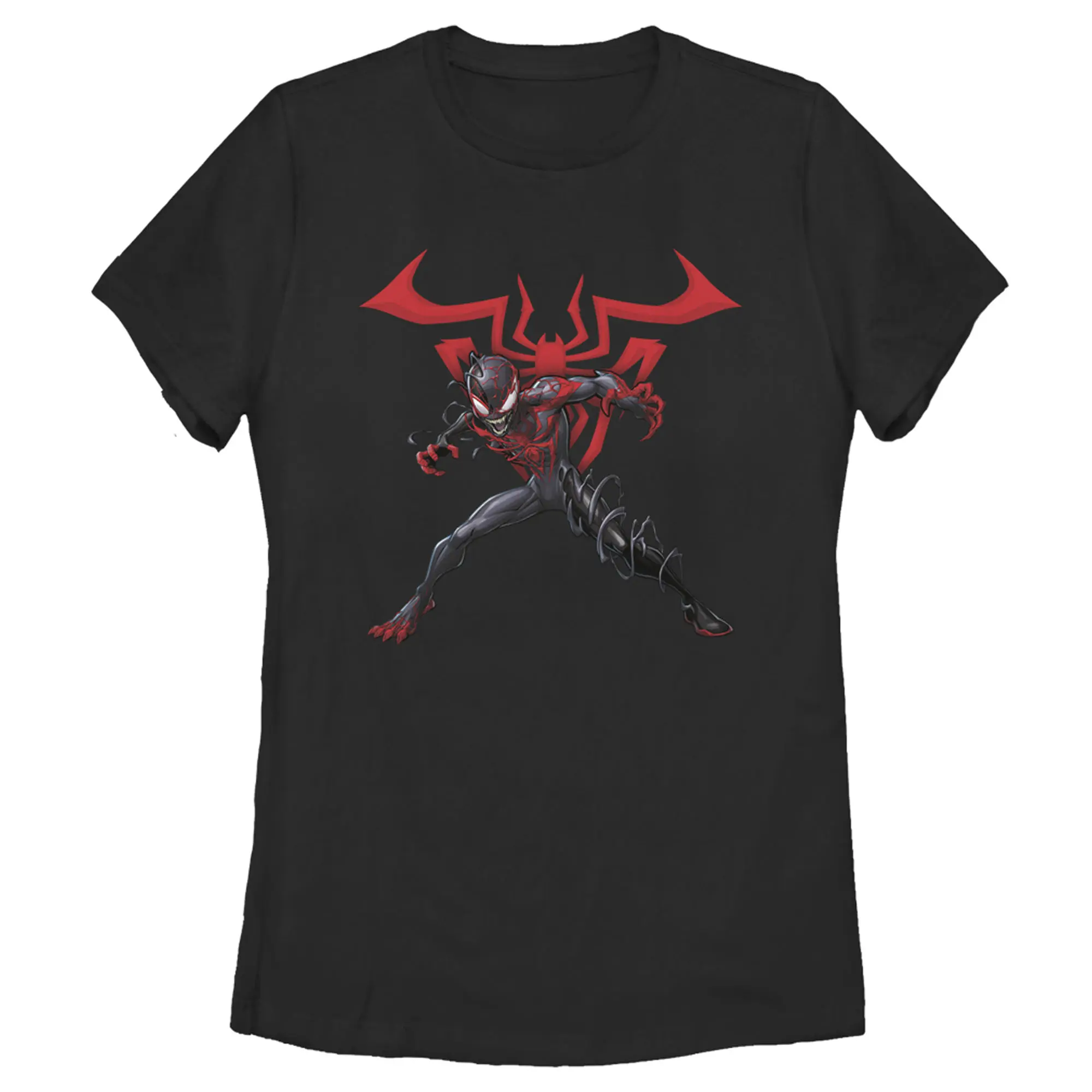 Women's Marvel Spider-Man Miles Morales Symbol T-Shirt
