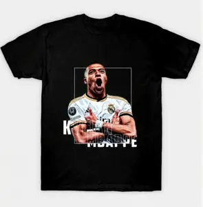 Mbappe Inspired KM Speed Star T Shirt, French Elite Forward Soccer Graphic Tee, Fan Style Unisex Sports Shirt