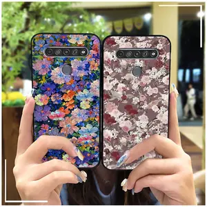 Phone Pouch Dirt-resistant Phone Case For LG Stylo6 Fashion Design Cute Durable Anti-dust Waterproof TPU Full wrap Cartoon Protective oil painting Graffiti Back Cover Soft case