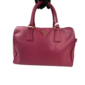 Pre-owned PRADA leather Tote Bags pink tote bag QG1347