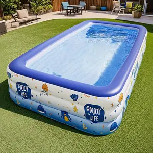 1PC Indoor/outdoor Inflatable Pool, Adult Use, Large Size Thick PVC Material, Perfect for Home Swimming, Hot Weather, Apartment Use, Relaxation